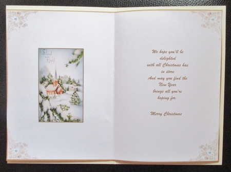 Silent Night Insert by Davina Rundle