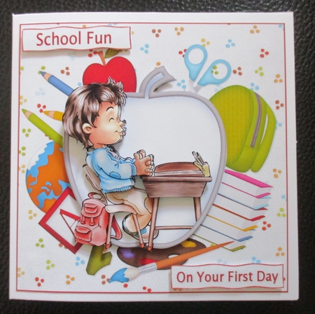 8x8 Ready to go to school mini kit by Davina Rundle