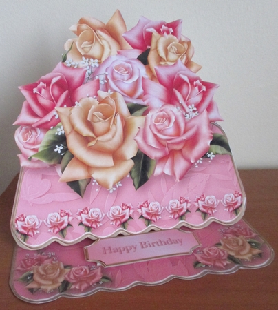Edwardian Roses Easel Card Mini Kit by Davina Rundle