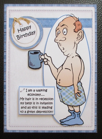 Len and the great depression quick card by Davina Rundle