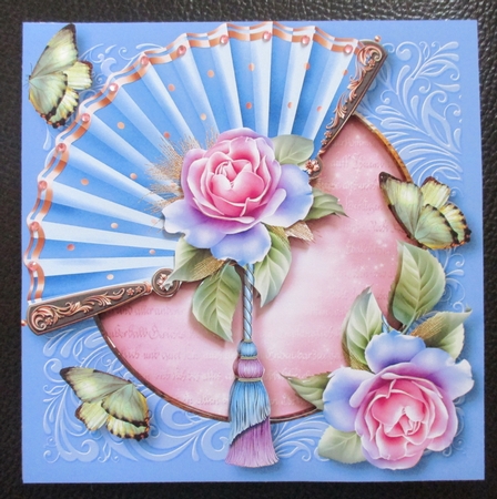 Fabulous Fan & Blended Roses by Davina Rundle