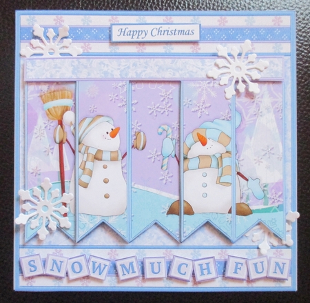 MY BEST FRIENDS ARE FLAKES Christmas 7.5 Quick Card Kit Create Any Name Alphabet in 2 sizes by Davina Rundle