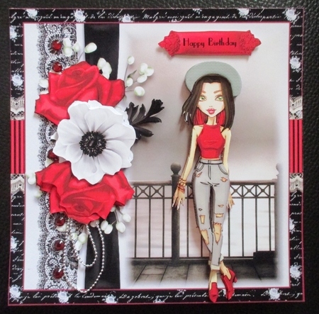The Teenager Card Front Kit by Davina Rundle