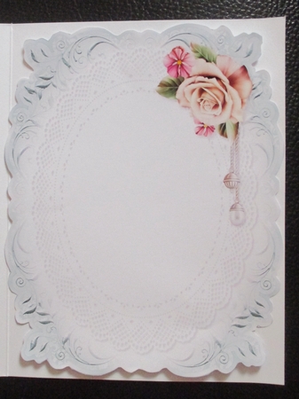 Teal Winter Scene A5 insert by Davina Rundle