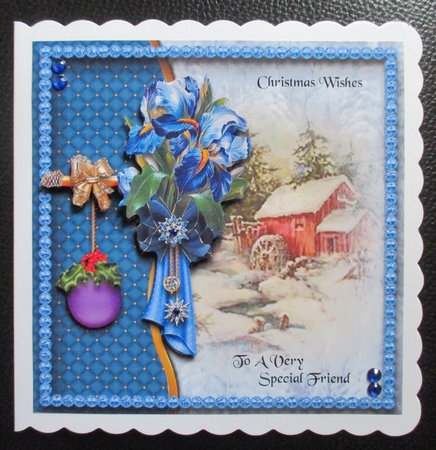 Christmas Blue 13 by Davina Rundle