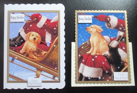 A Ride with Santa Toppers by Davina Rundle