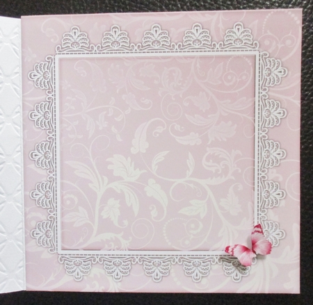 Card Topper Lace  Vintage Purple by Davina Rundle