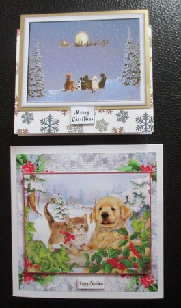 Christmas Pets and Is it really himToppers by Davina Rundle
