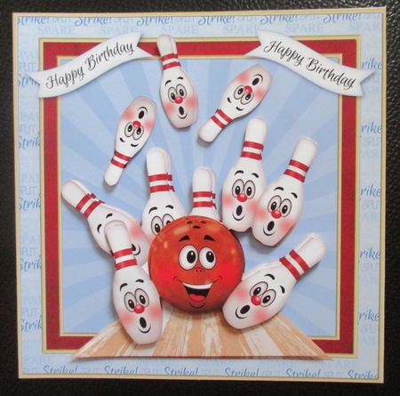 Bowling Birthday Mini Kit by Davina Rundle