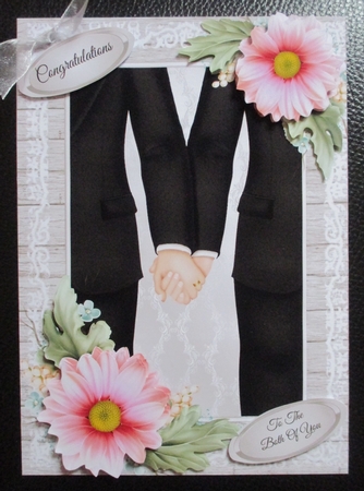 Mr & Mr Wedding Couple by Davina Rundle