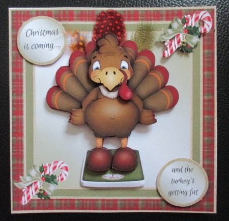 The Turkeys Getting Fat Christmas Mini Kit by Davina Rundle