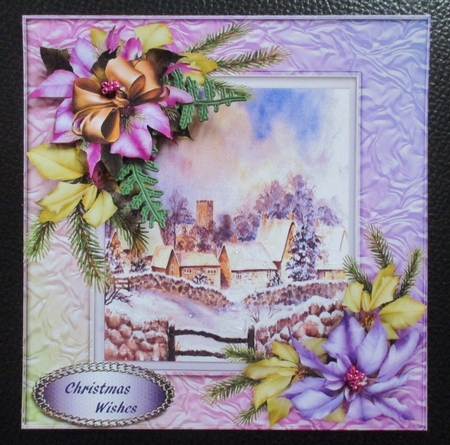 Cotswold Village in the Snow by Davina Rundle