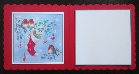 Robins on Holly  Insert by Davina Rundle