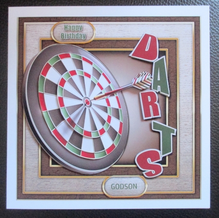Darts 3 Page Decoupage Mini Kit by Davina Rundle