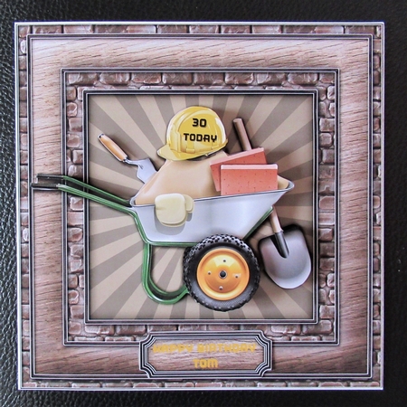 Builder 8x8 Decoupage Mini Kit by Davina Rundle