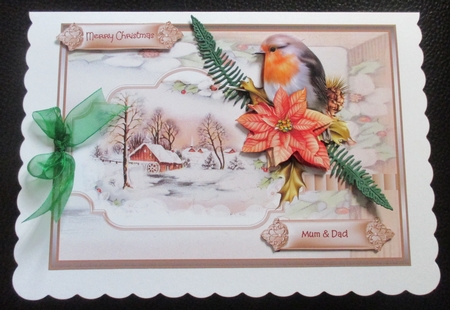 Robin at the mill by Davina Rundle