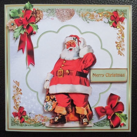 Vintage Santa by Davina Rundle