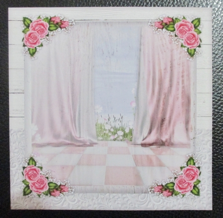 Vintage Dress & Roses INSERT by Davina Rundle