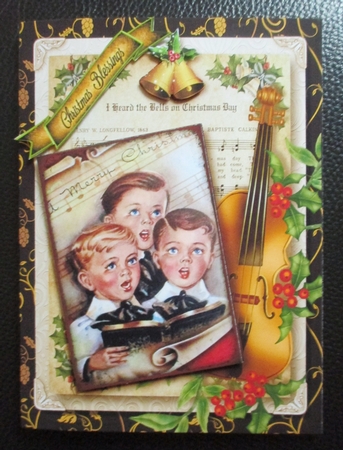 The Christmas Choirboys 6x8 Mini Kit 1 by Davina Rundle