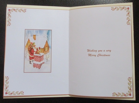 Santa down the Chimney Insert 3 by Davina Rundle