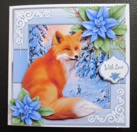 Beautiful Painted Fox 8x8 Mini Kit by Davina Rundle