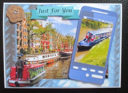 Canal Boat Phone by Davina Rundle