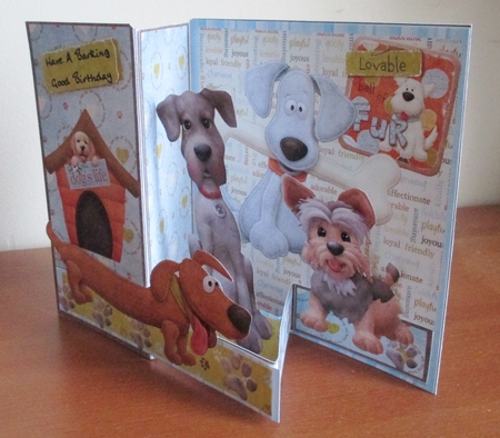 Z fold Dogs Life including Template by Davina Rundle