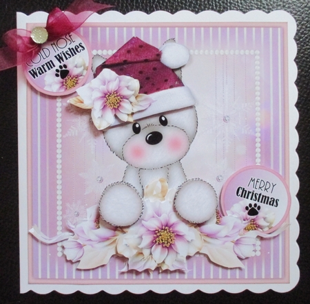 Cold Nose Warm Wishes Pink Mini Kit by Davina Rundle