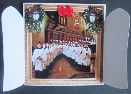 THROUGH THE GATES  6x6 CHRISTMAS CHOIRBOYS 1 by Davina Rundle