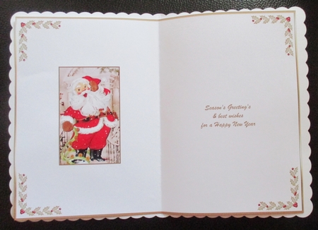 Santa is Here Christmas Insert 4 by Davina Rundle