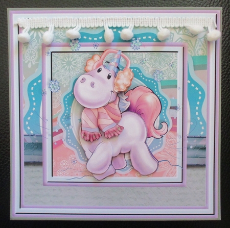 Happy Winter Unicorn Mini Kit by Davina Rundle
