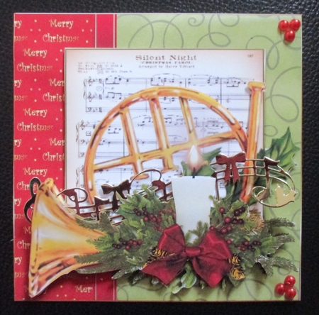 7x7 the Christmas horn mini kit by Davina Rundle