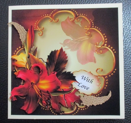 Deep Pink Autumn Lilies by Davina Rundle