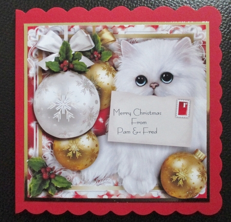 Christmas Post 2 - Quick Card - Blank by Davina Rundle