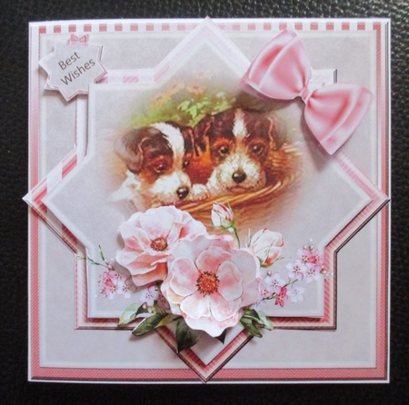 Puppies in a Basket by Davina Rundle