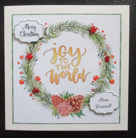 Christmas Wreath 1 by Davina Rundle