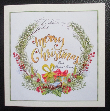 Christmas Wreath 3 by Davina Rundle