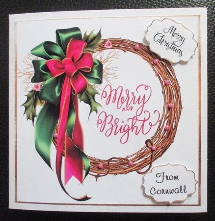 Christmas Wreath 9 by Davina Rundle