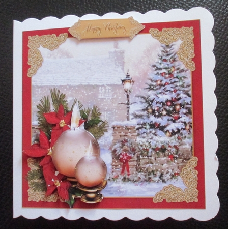 Candle Christmas Scene Mini Kit 1 by Davina Rundle
