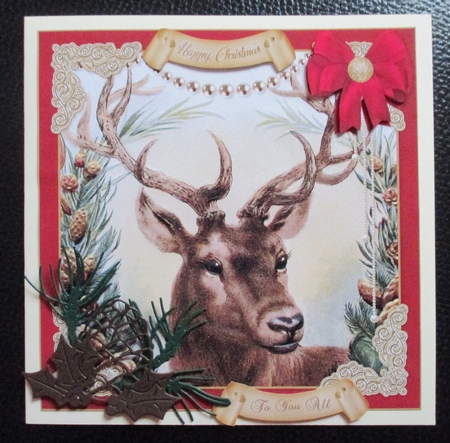 Deer Christmas by Davina Rundle