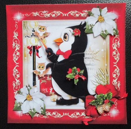 Christmas Singing Owls with Penguin Mini Kit by Davina Rundle