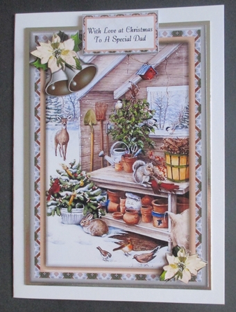 JJ THE CHRISTMAS POTTING SHED A5 by Davina Rundle
