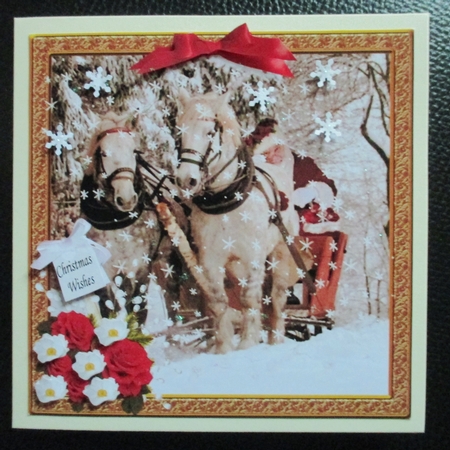 SANTAS ON HIS WAY by Davina Rundle