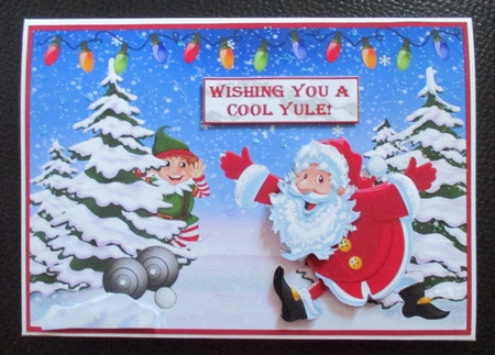 Bowling Santa by Davina Rundle