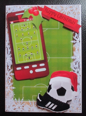 Christmas Football Phone by Davina Rundle