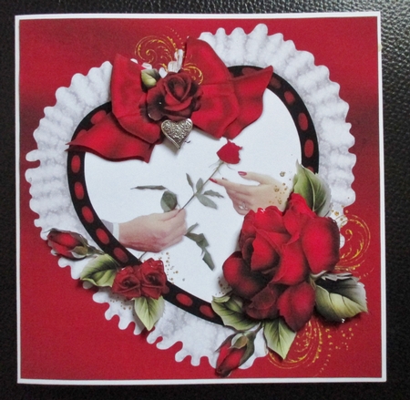 8x8 a rose for my love mini kit by Davina Rundle