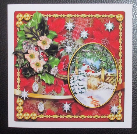 Floral Christmas 4 by Davina Rundle