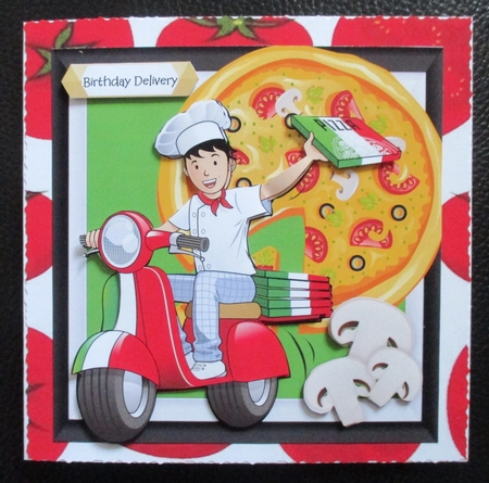 The Pizza Delivery 8x8 by Davina Rundle