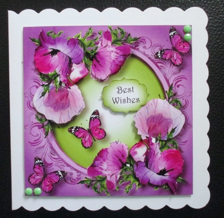 Purple Poppies - Watercolour Wonder by Davina Rundle