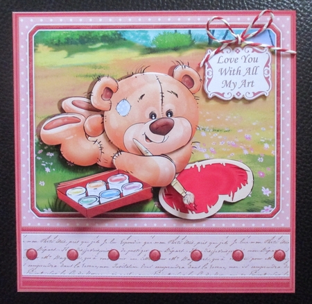 WITH ALL MY ART 7.5 Decoupage & Insert Mini Kit Various Occasions by Davina Rundle